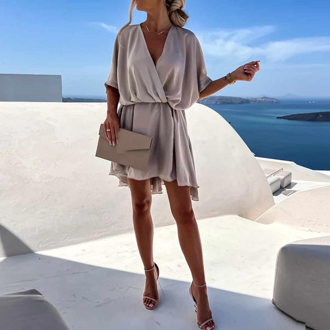 Kiana - Robe Mini Fluide Chic