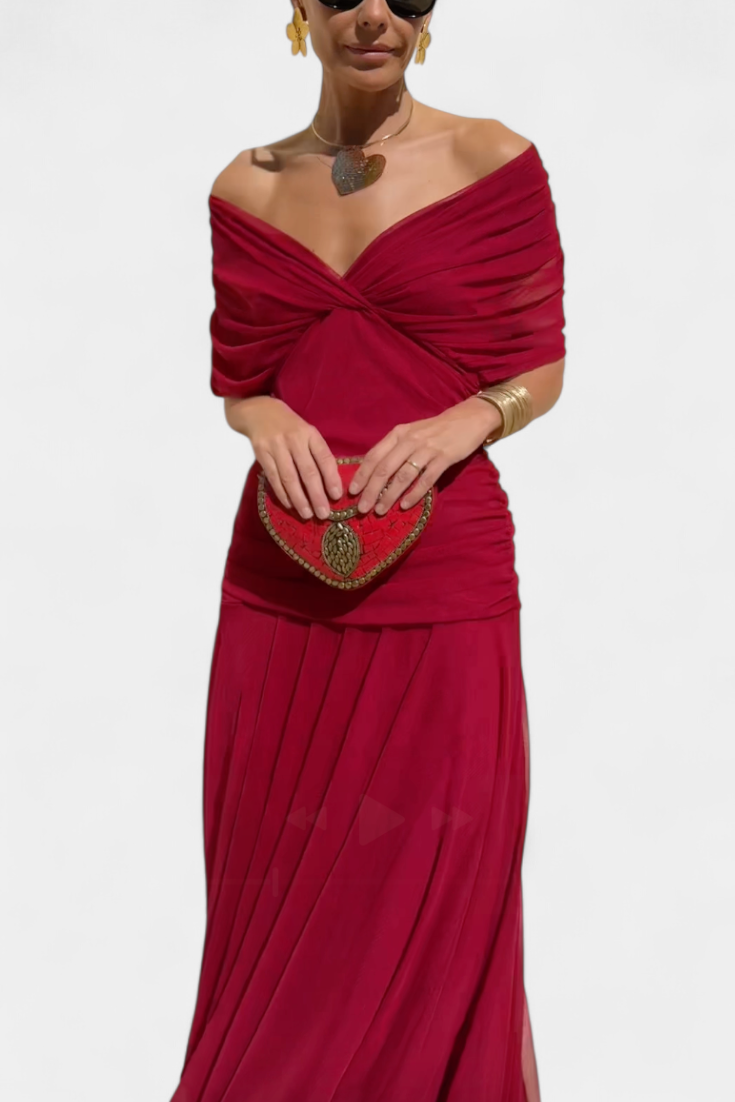 Florendra™ | Robe Longue Fleurie à Col V