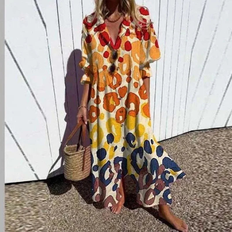 Jessy | Robe Maxi Boho de Luxe (Quasi épuisée)