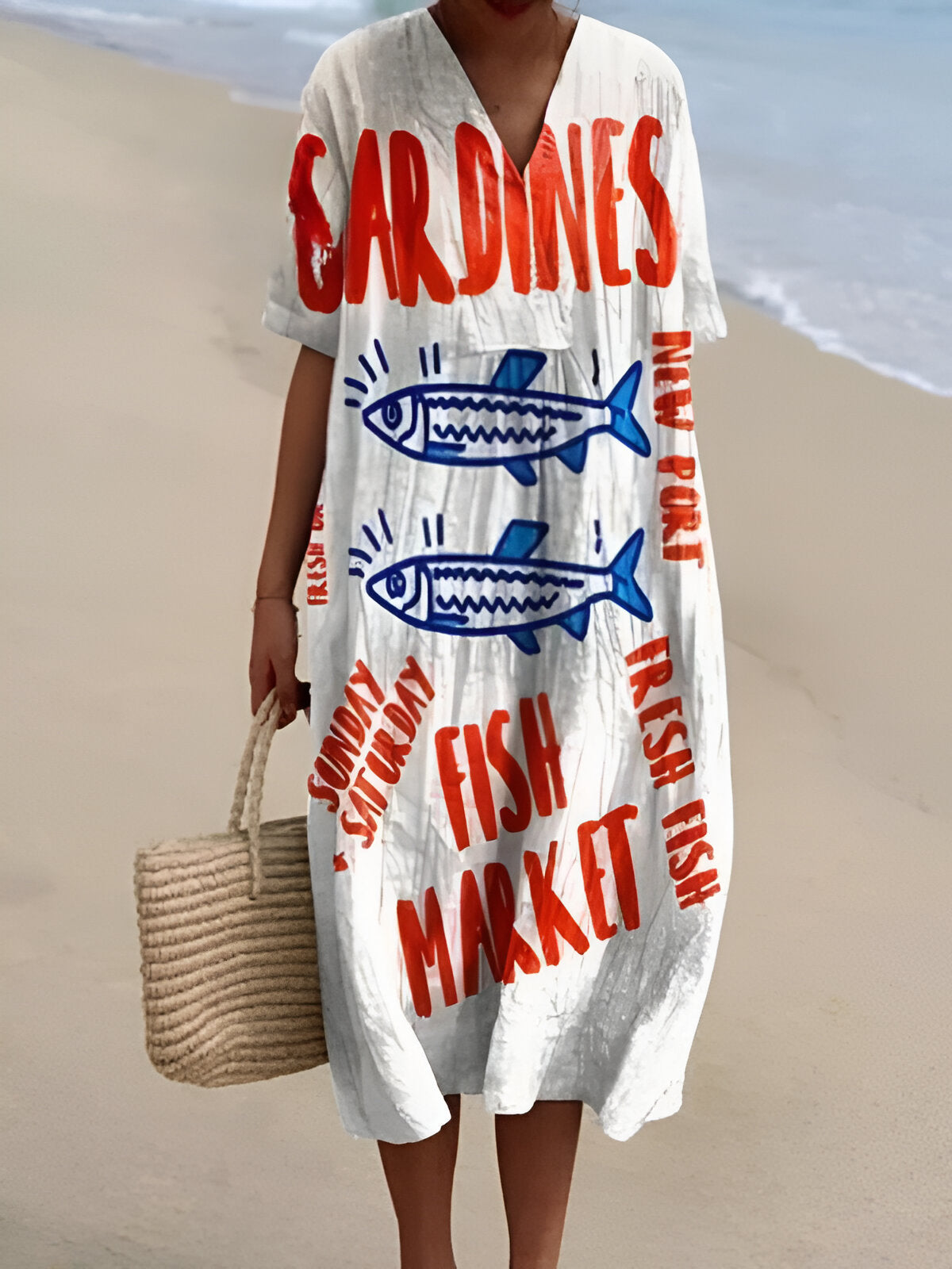 Sardine™ | Robe Imprimée Brise d'Été