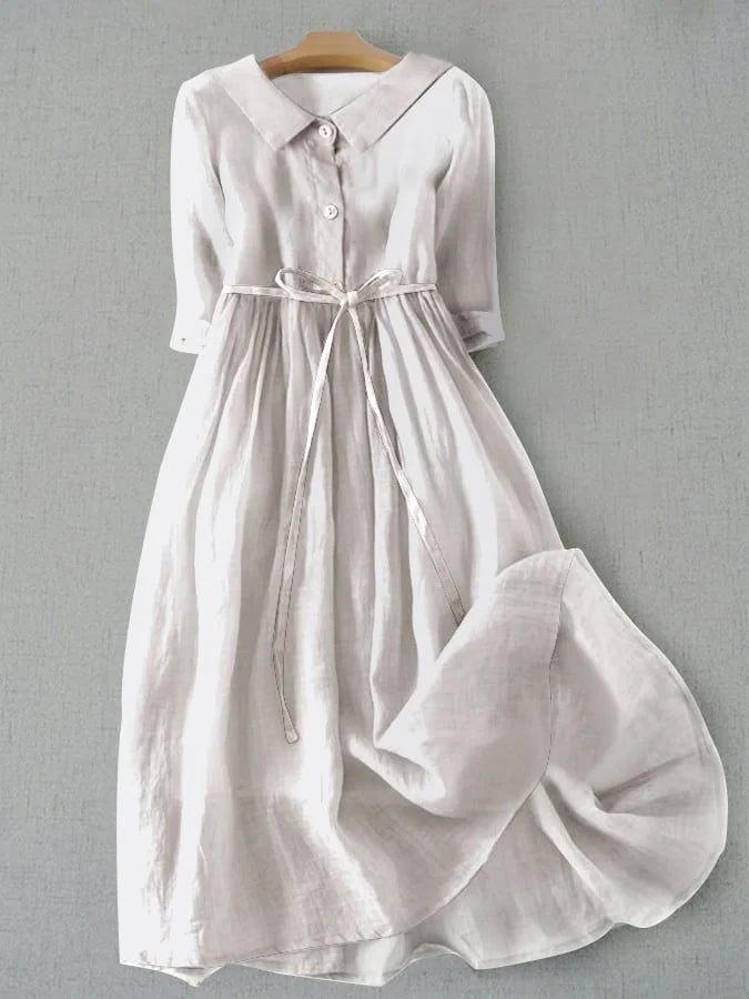 Robe d'Été avec Fermeture à la Taille pour Femmes - Confort et Style Intemporel