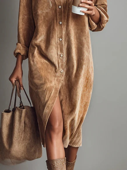 Estela | Robe midi en velours