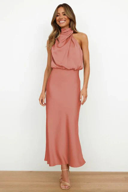 Benthe - Robe Midi Sans Épaules