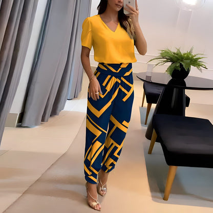 Kenzie – Ensemble Tendance avec Blouse et Pantalon