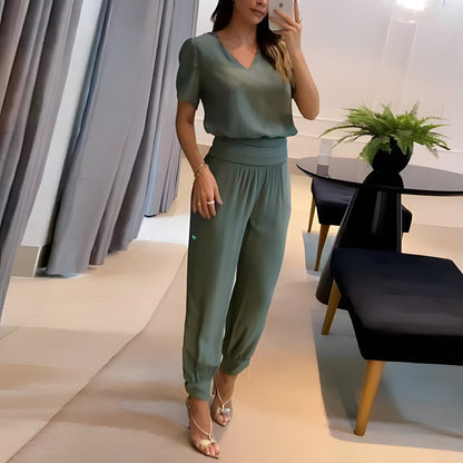 Charlotte | Ensemble Blouse et Pantalons Tendance