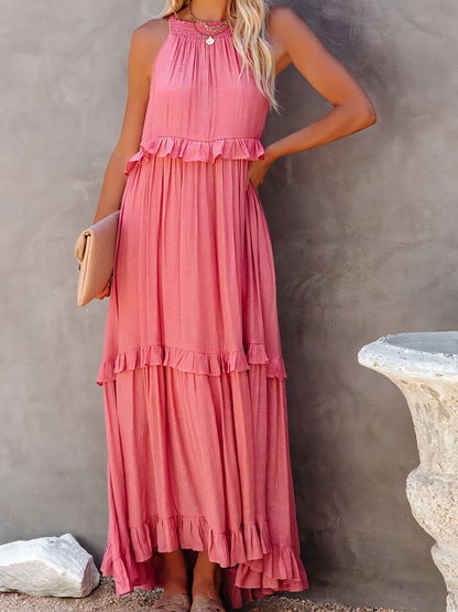 Mabel | Robe Maxi Ruffle Breeze