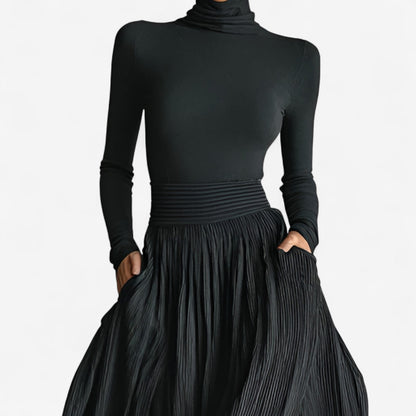 Raquel | Robe maxi taille haute