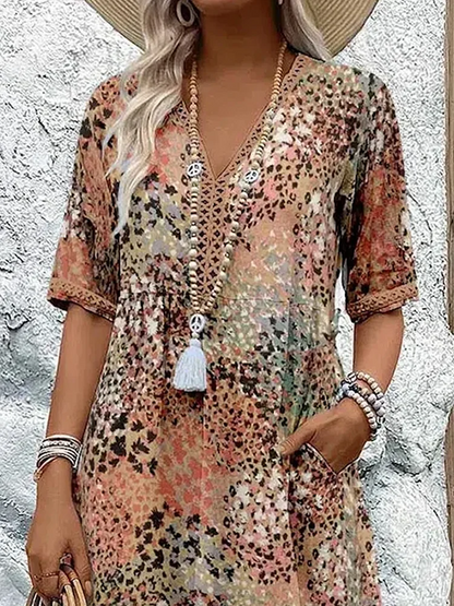 Dakota | Robe à Imprimé Floral Vibrant