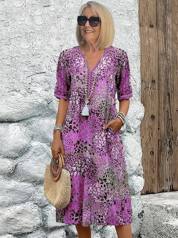 Dakota | Robe à Imprimé Floral Vibrant