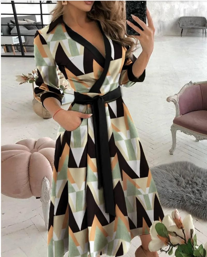 Ismara™ | Robe Midi Sophistiquée