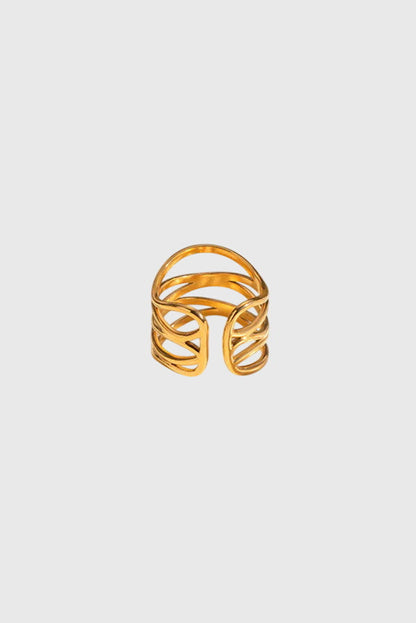 Catalina | Bague en Acier Inoxydable Élégante