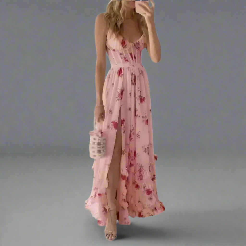 Nicole | Robe Maxi Chic pour Occasions Inoubliables