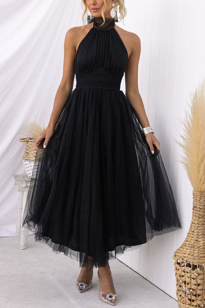 Phoebe - Robe Midi avec Jupe Longue