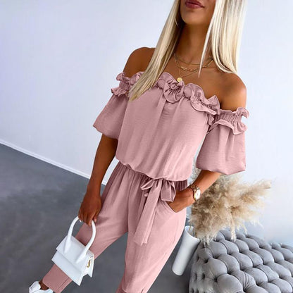 MIA – MONO ROMANTIQUE AVEC VOLANTS OFF-SHOULDER