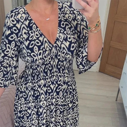 Hazel | Robe Midi à Coupe Géométrique