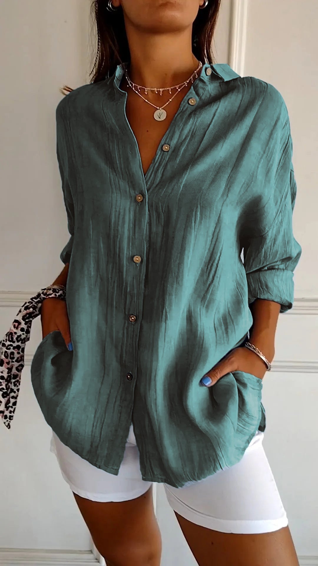 Emily | Blouse Oversize Élégante