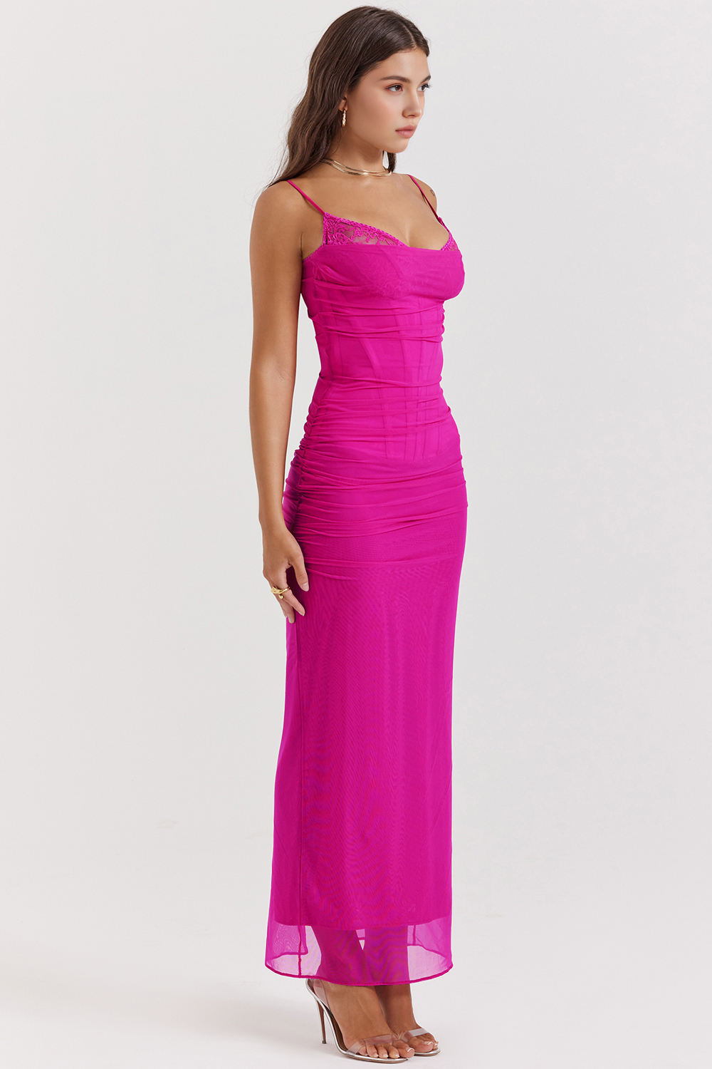 AURELIA - Robe en Dentelle et Maille