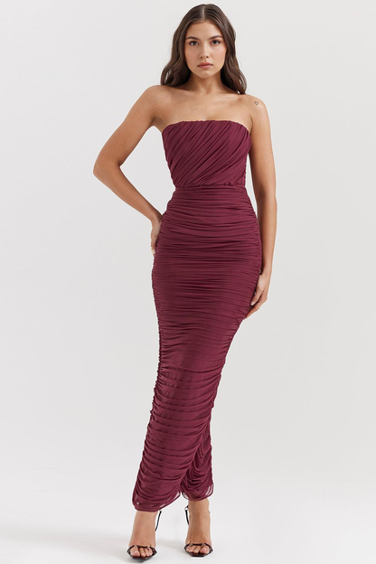 AMARIS - Robe Maxi en Maille