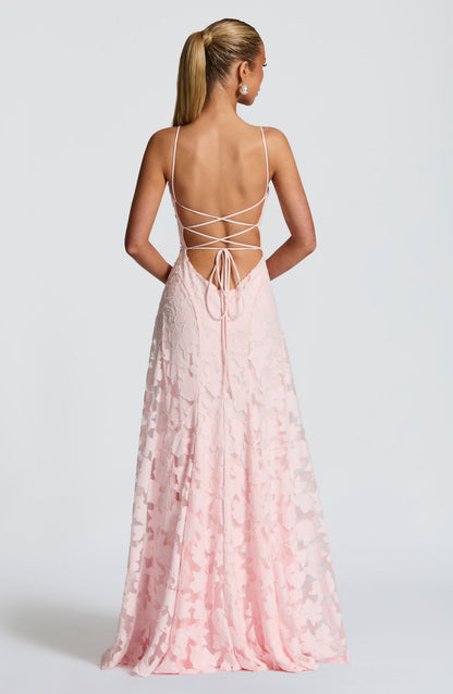 Alona - Robe Maxi en Dentelle Élégante avec Corset