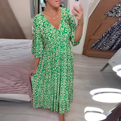 Frieda | Robe d'Été Aérée avec Décolleté en V