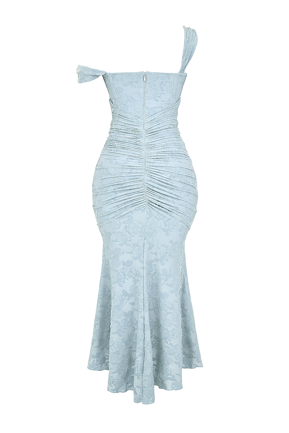 Dove - Robe Maxi en Dentelle Élégante et Ajustée