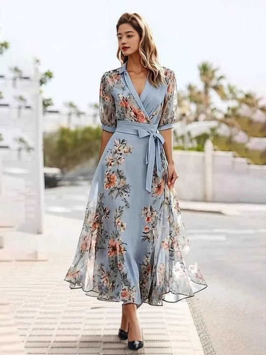 Victoria | Robe Élégante à Décolleté en V