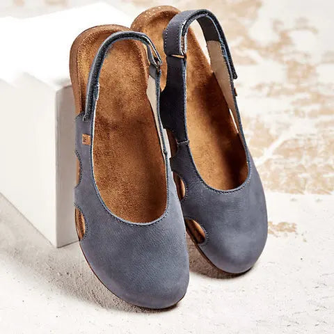 Chiara - Slingbacks in Morbida Camoscio