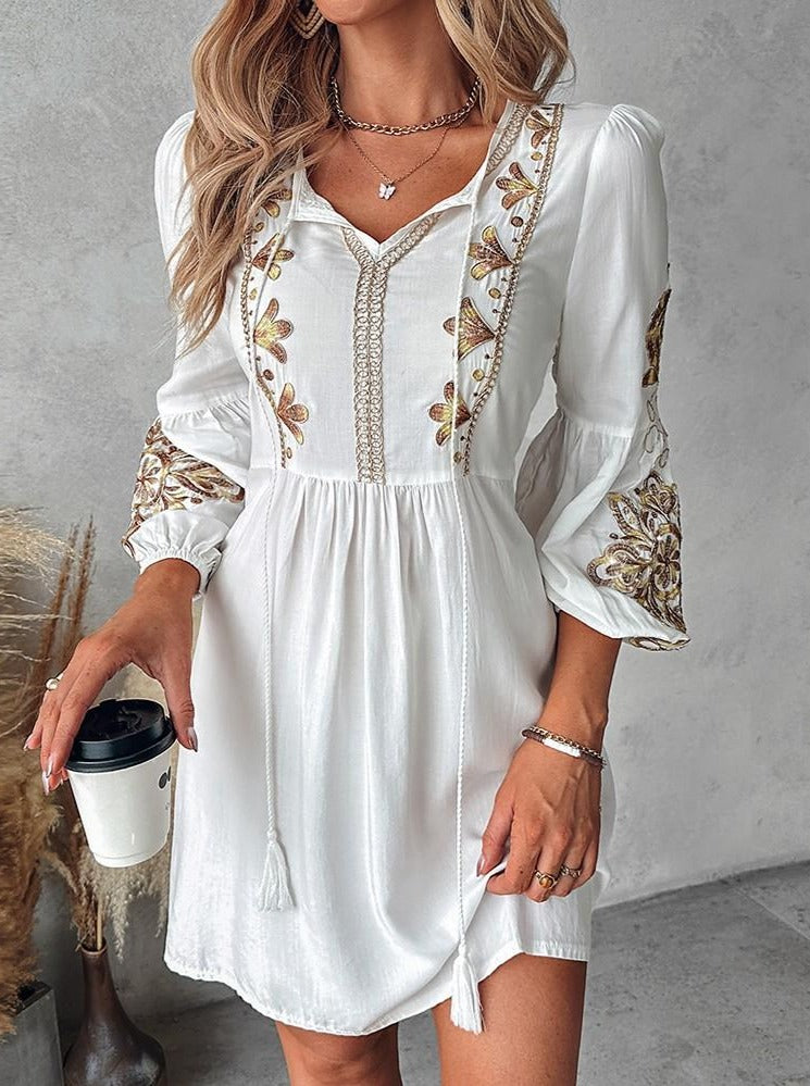 Velissa - Robe Midi Boho pour Femmes