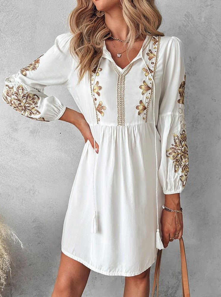 Velissa - Robe Midi Boho pour Femmes