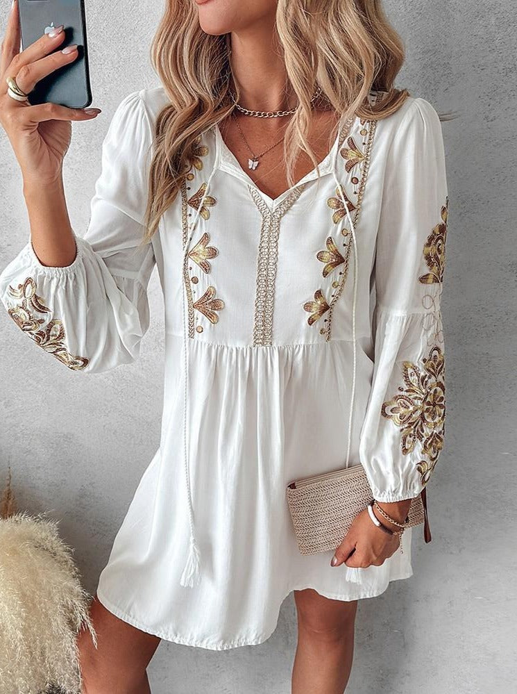 Velissa - Robe Midi Boho pour Femmes