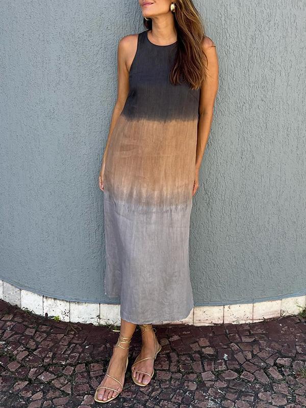 Lysette - Robe Maxi Imprimée Élégante