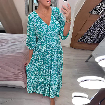 Frieda | Robe d'Été Aérée avec Décolleté en V