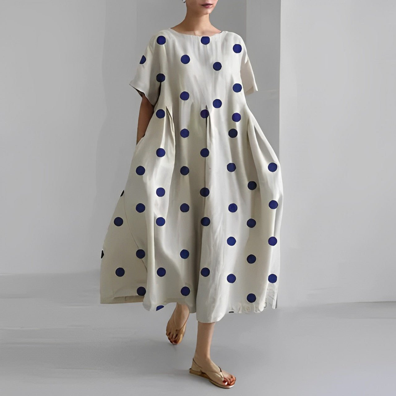 Naomi - Robe maxi boho avec fleurs, parfaite pour le printemps