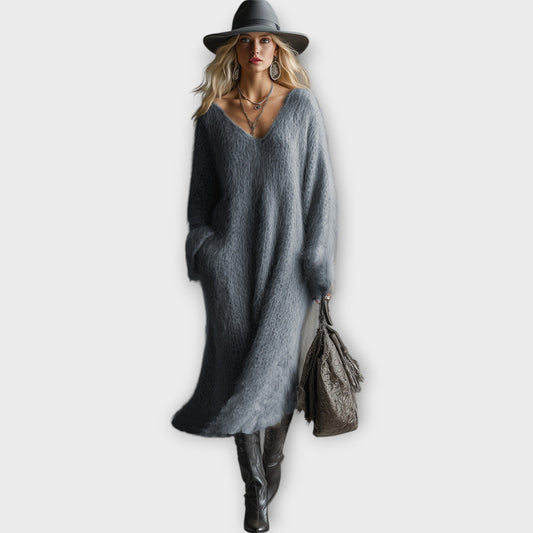 Robe Pull V-Cou Fuzzy Luxe