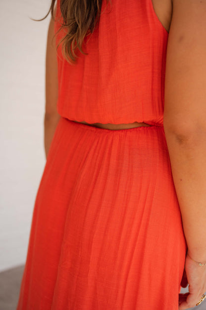 LISA™ | La robe d'été en orange vif