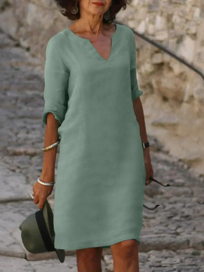 Maria | Robe Élégante avec Décolleté en V