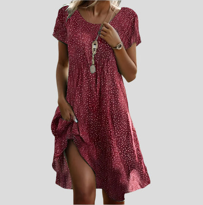 Liora | Robe d'Été Boho avec Détails Romantiques