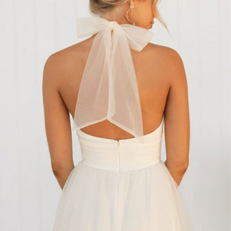 Robe Tendance à Col Montant Aria