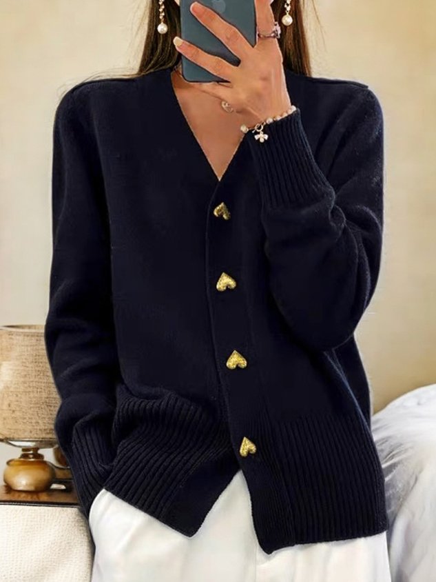 Amy | Cardigan en Tricot Élégant
