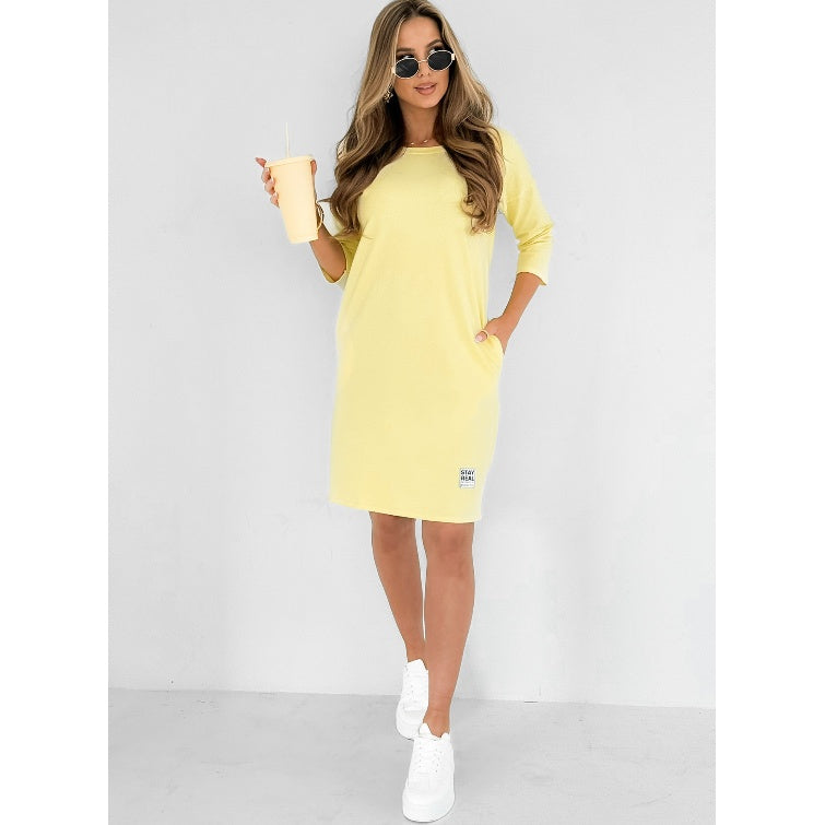 Mira | Robe à Manches 3/4 avec Poches