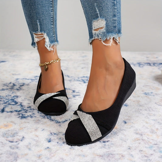 Lavande - Ballerines Élégantes avec Talon Wedge