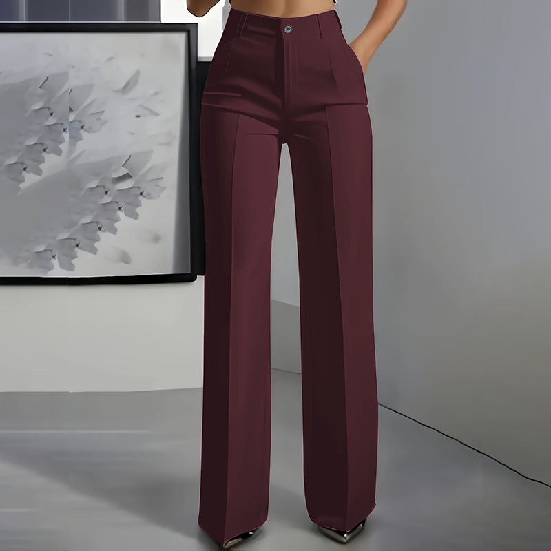 Lerin™ - Pantalon Taille Haute Élégant - Style Intemporel & Épuisé Rapidement