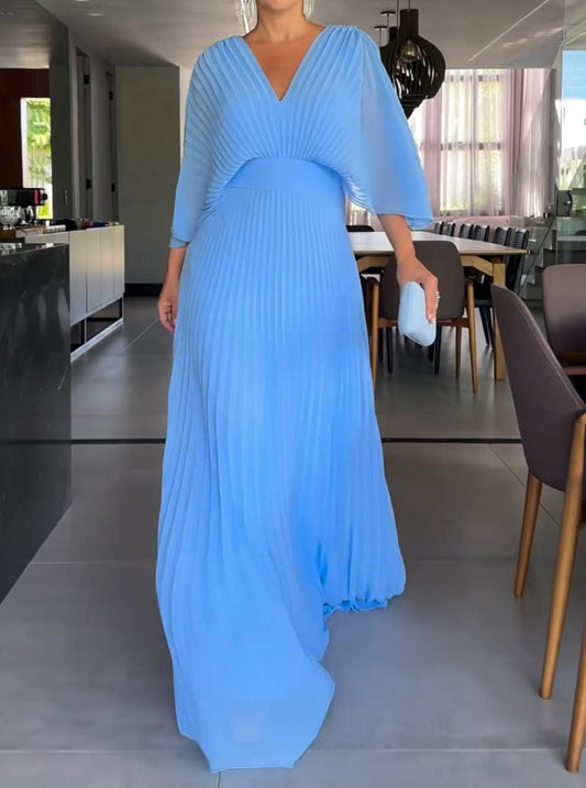 Sassa - Robe Maxi à Décolleté en V
